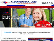 Tablet Screenshot of parkinsoncoach.com